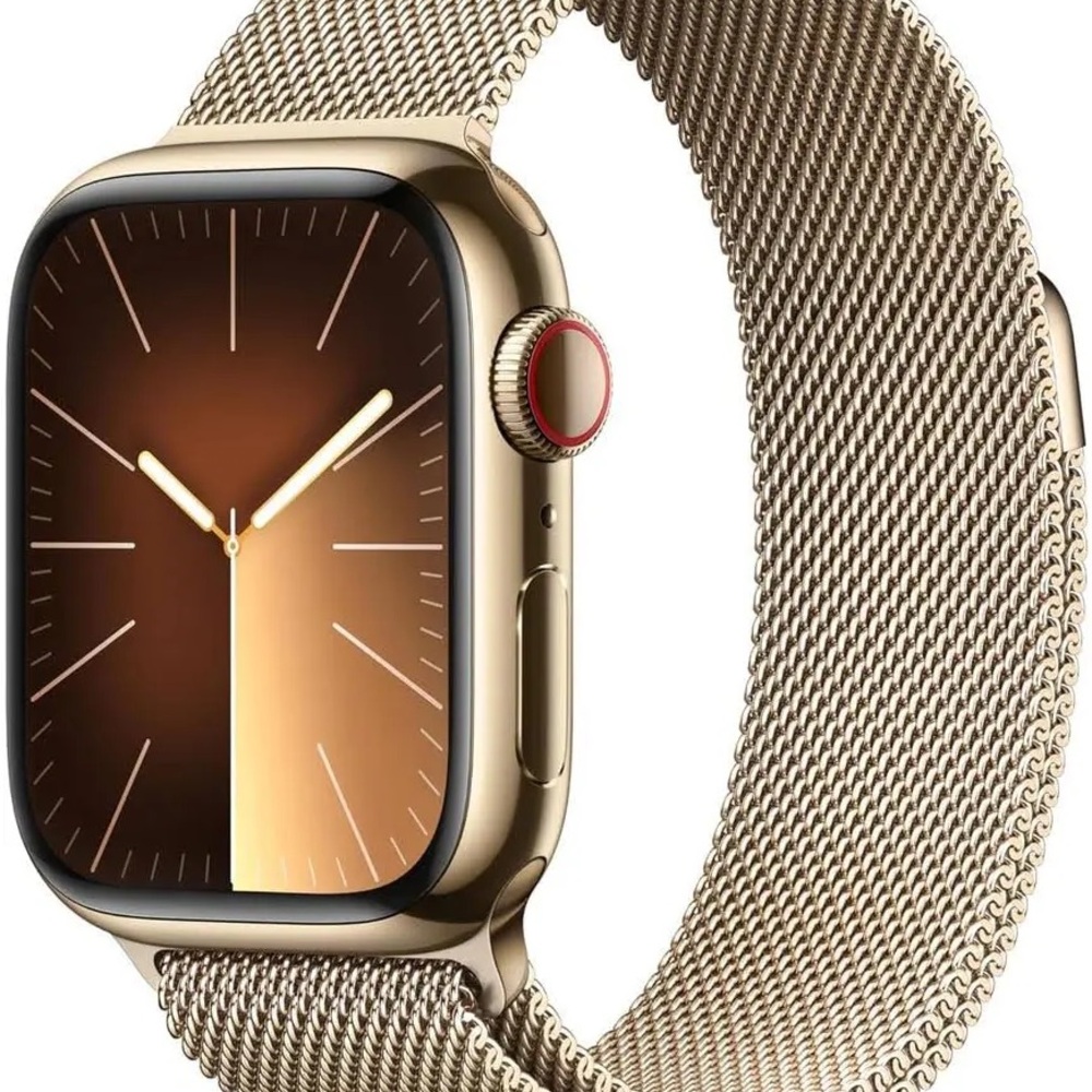 Apple Gold Smartwatch with Gold Milanese Loop Band